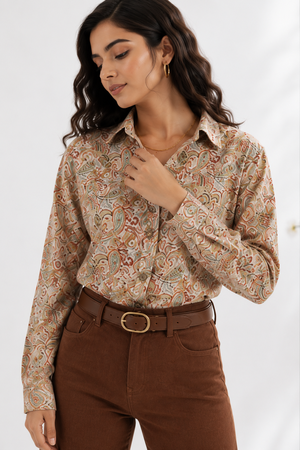Paisley Warm Cotton Shirt