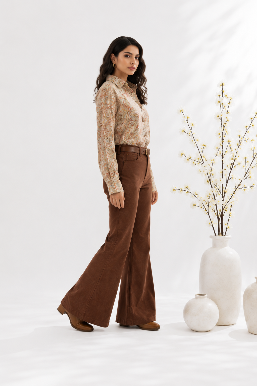 Paisley Warm Cotton Shirt