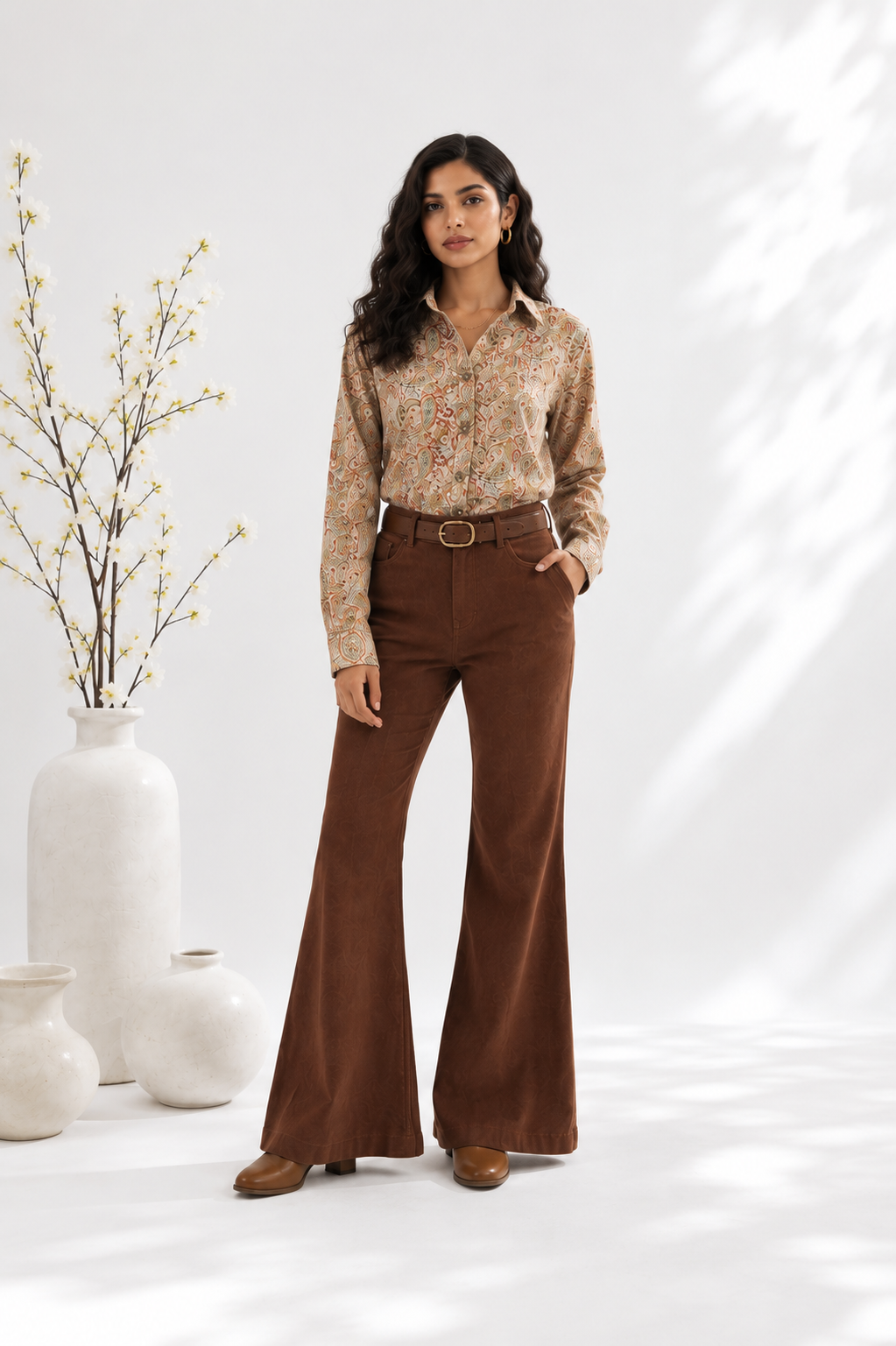 Paisley Warm Cotton Shirt