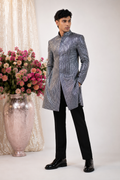Sequin Party-wear Trench Coat