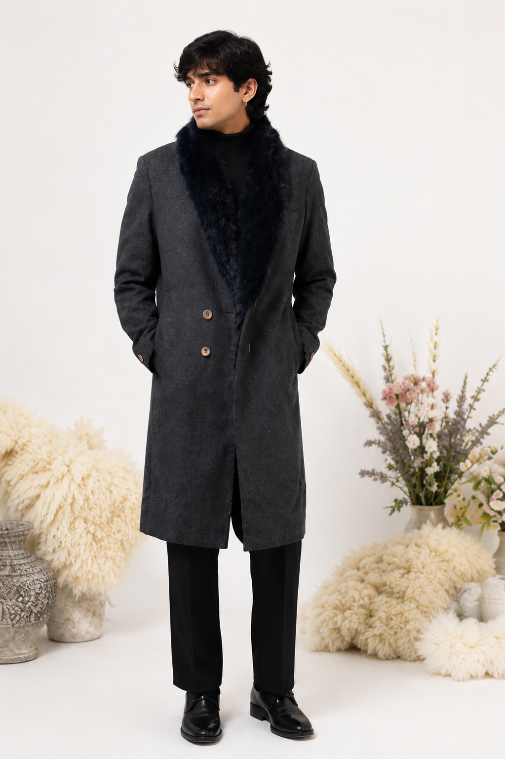 Woollen Classic Trench Coat