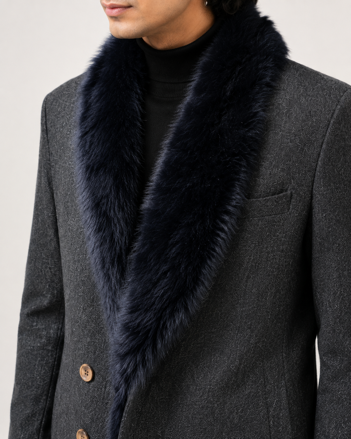 Woollen Classic Trench Coat