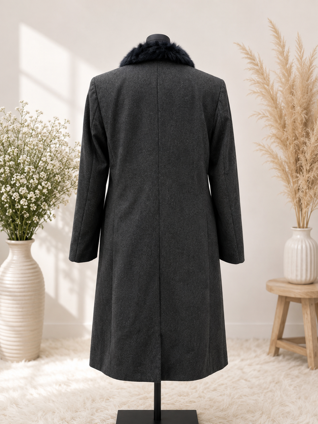 Woollen Classic Trench Coat