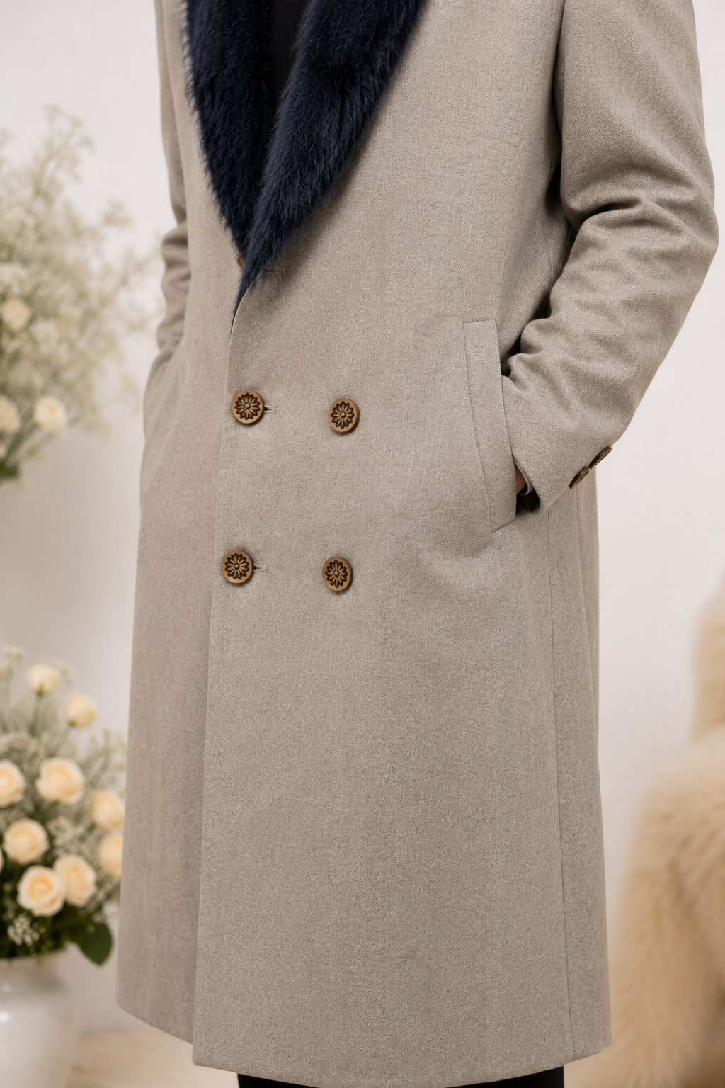 Woollen Classic Trench Coat