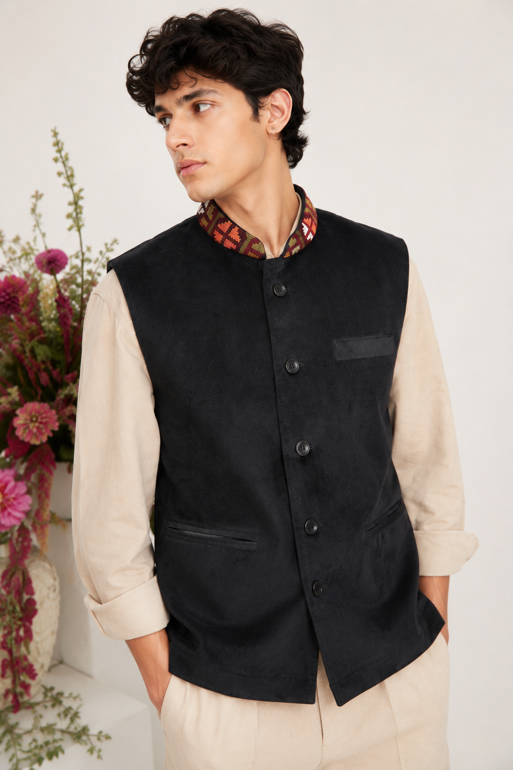 Velvet Himachali Sadri