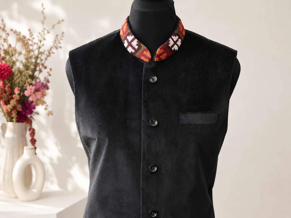 Velvet Himachali Sadri