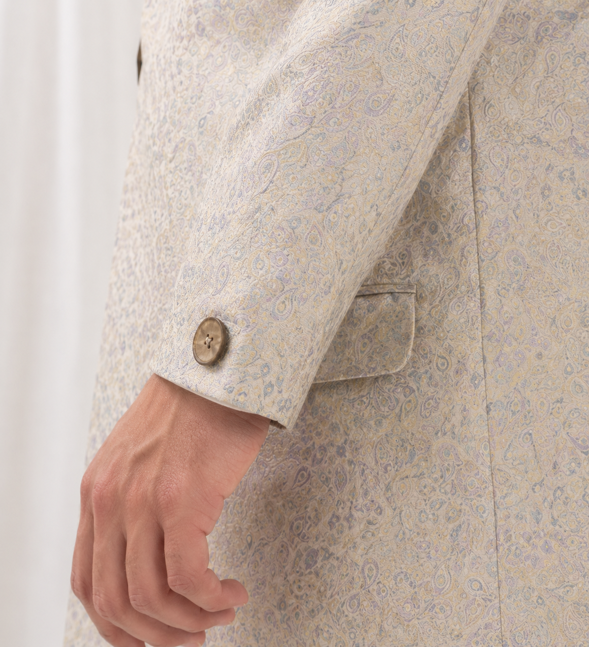 Ivory Pastel Sherwani