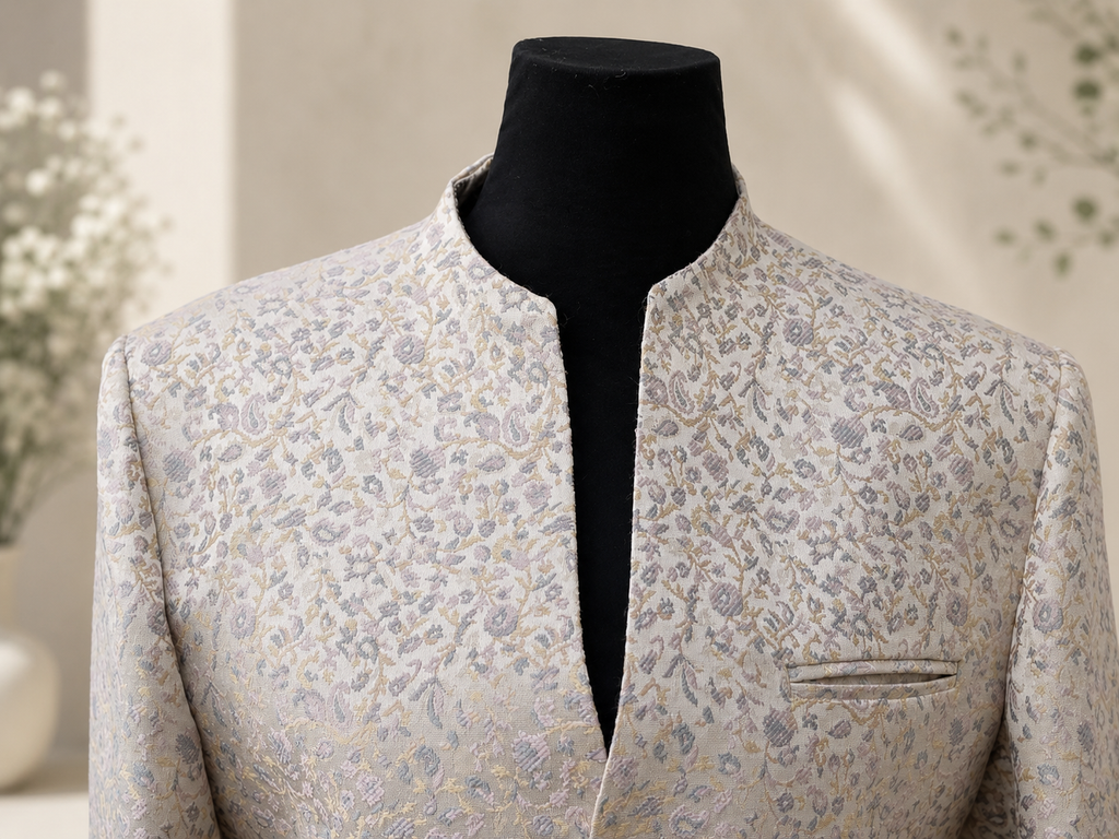 Ivory Pastel Sherwani