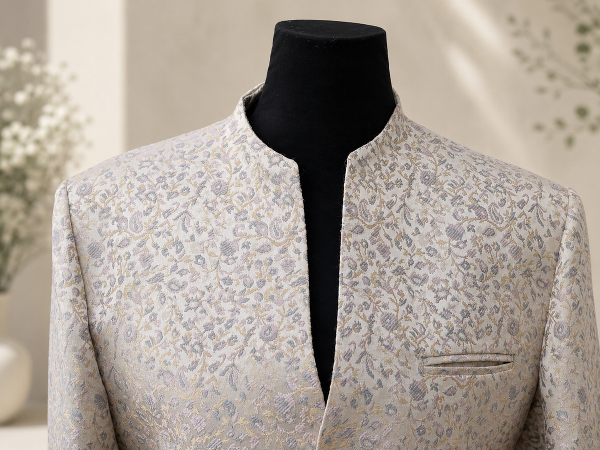 Ivory Pastel Sherwani