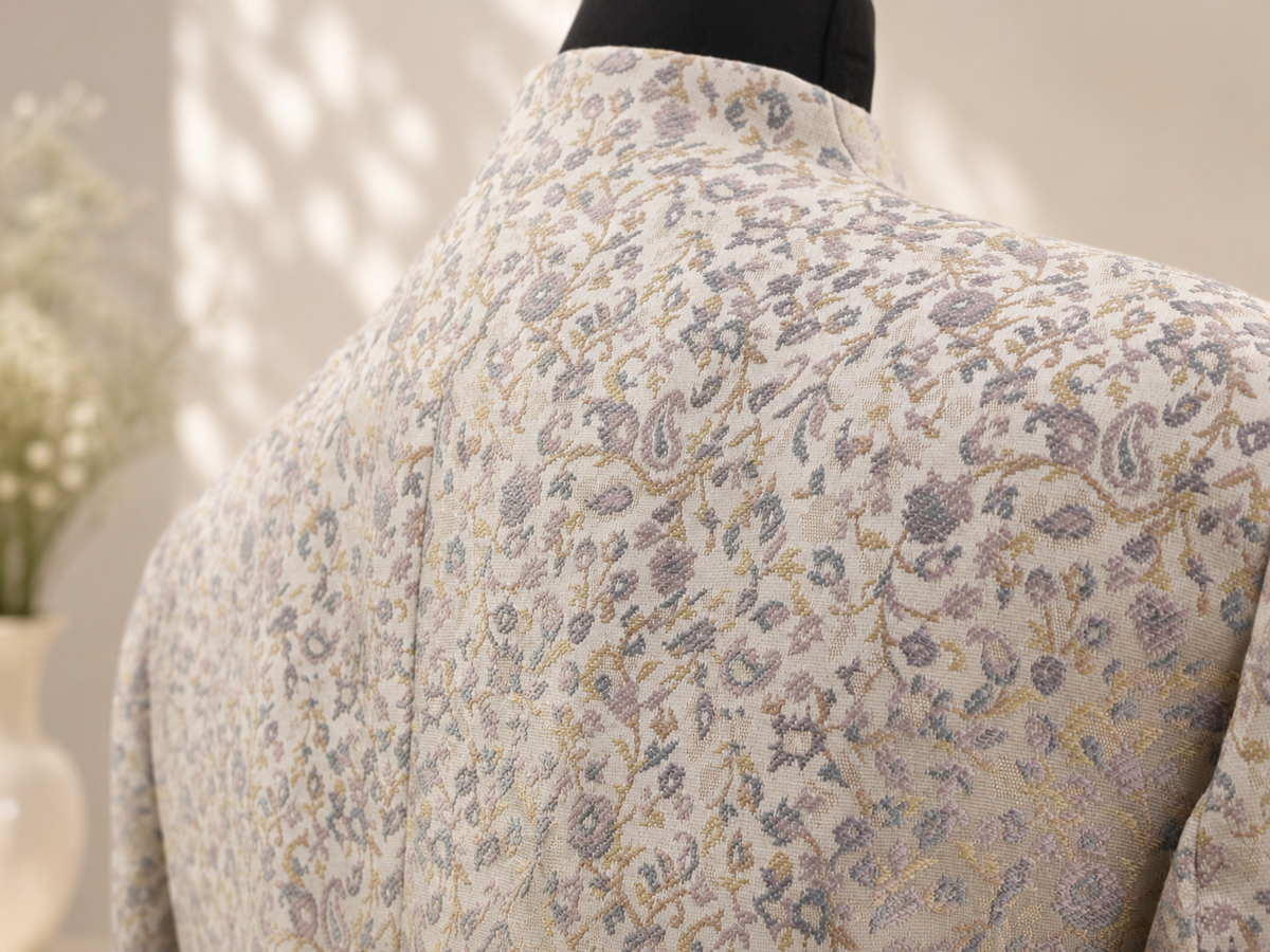 Ivory Pastel Sherwani