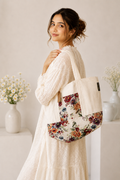 Floral Patch Tote Bag
