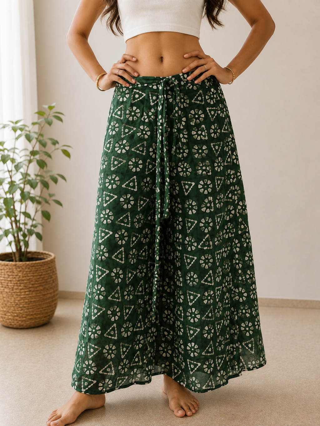 Forest Bloom Wrap Pant