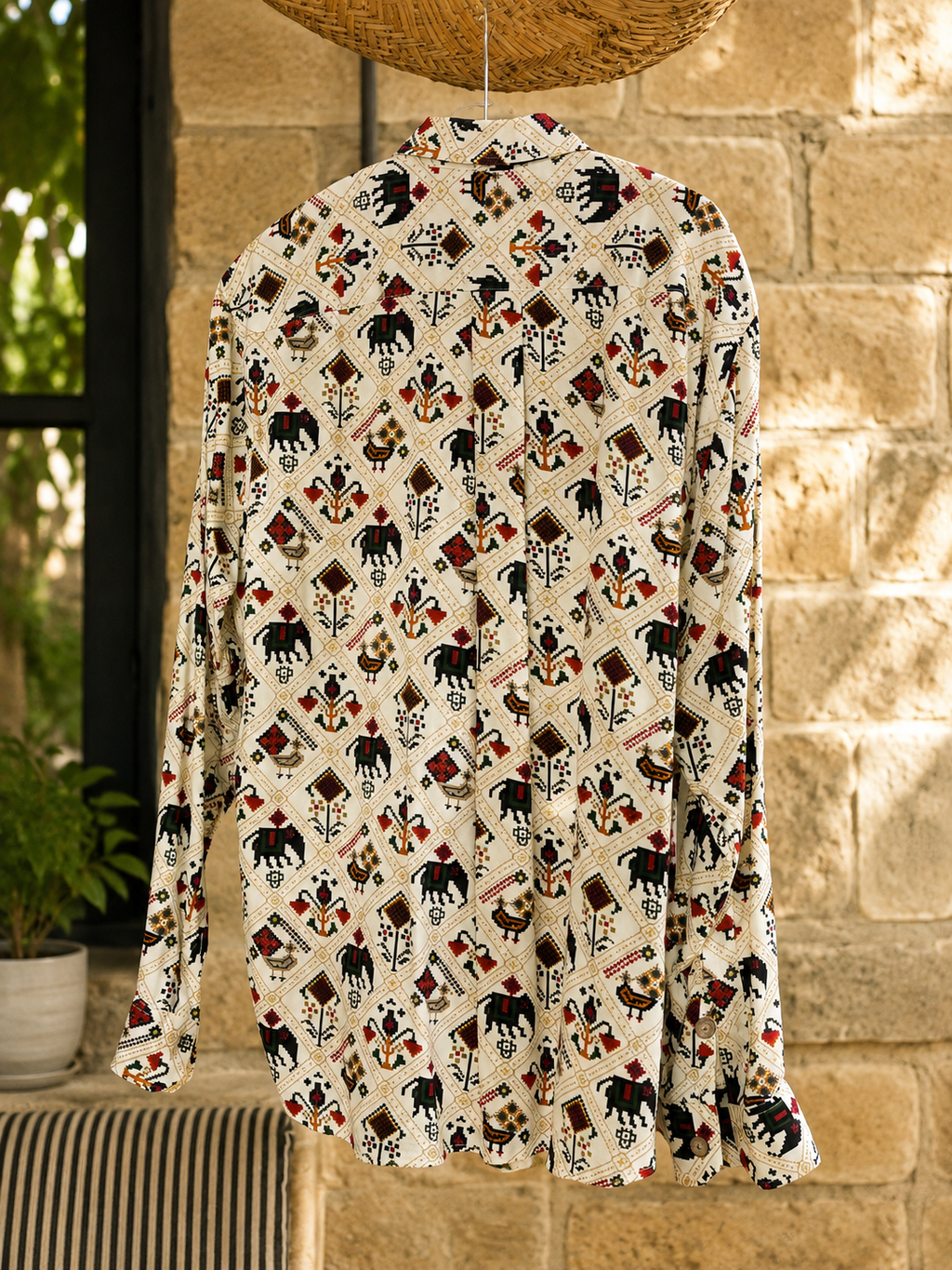 Heritage Motif Printed Shirt