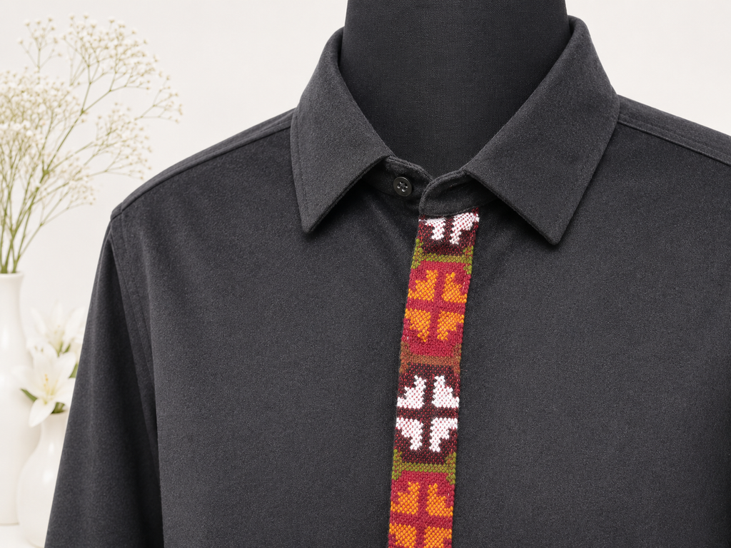 Himachali Heritage Velvet Shirt