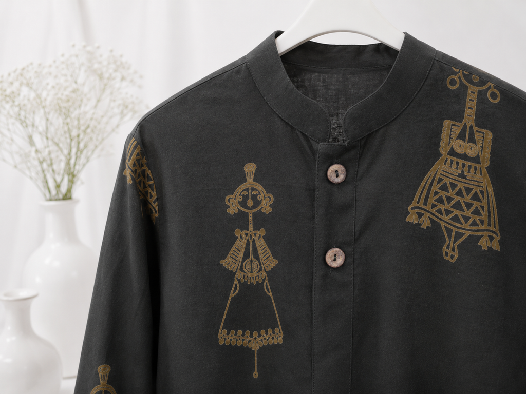 Golden Folk Kurta