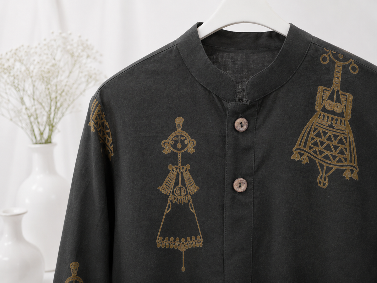 Golden Folk Kurta