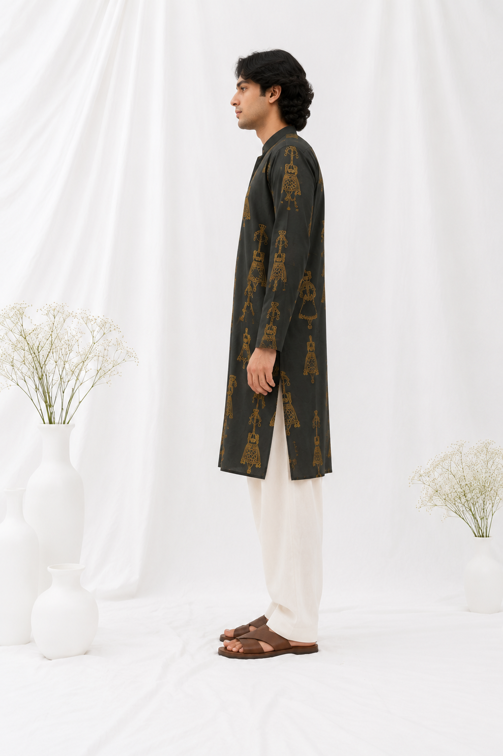 Golden Folk Kurta