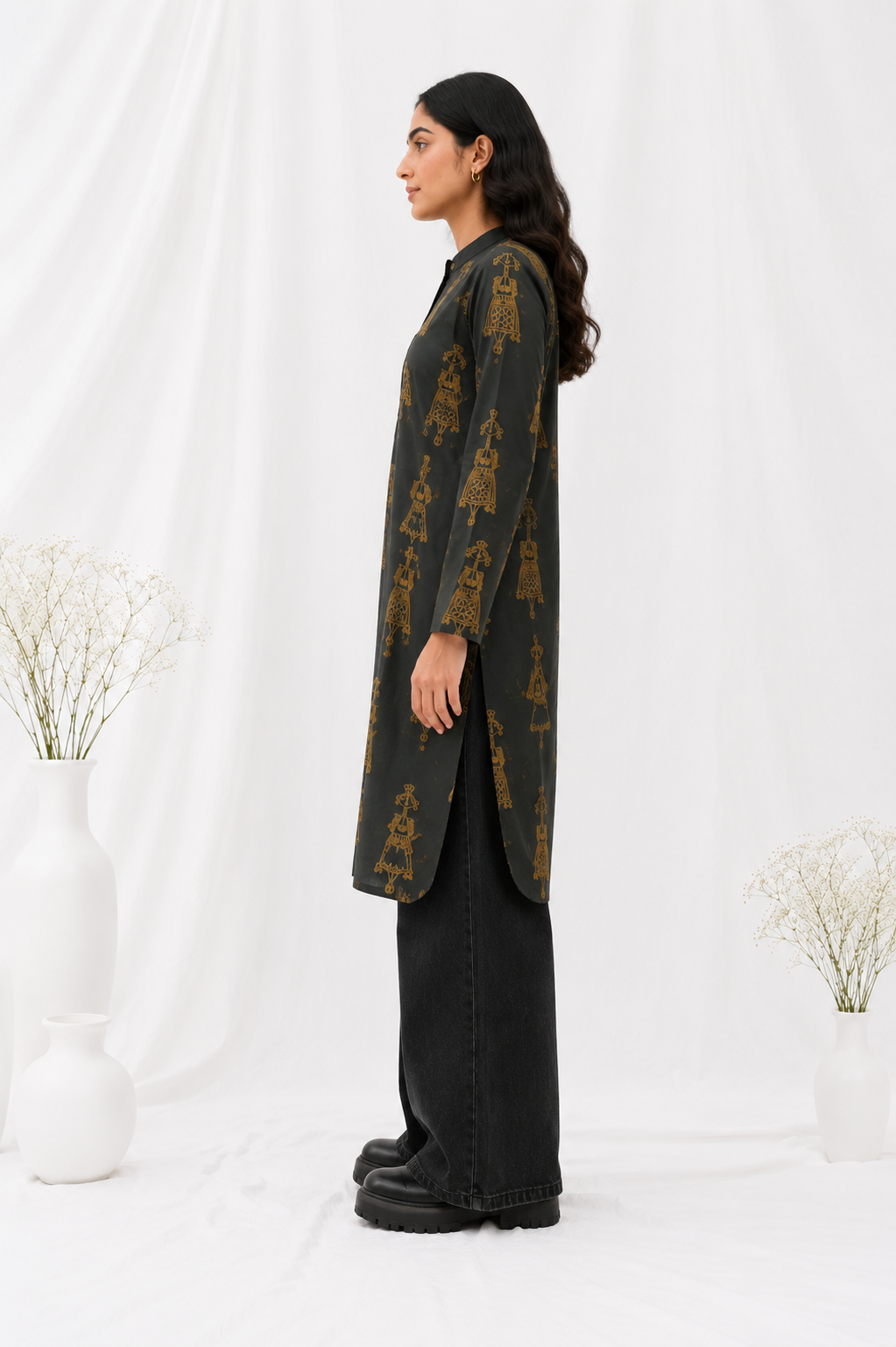 Golden Folk Kurta