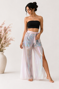 Iridescent Wrap Pant