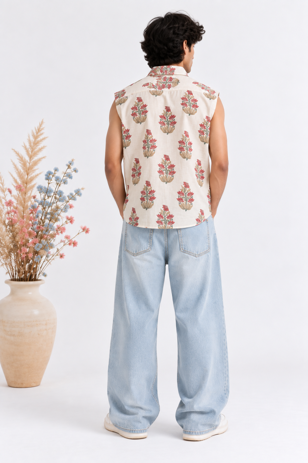 Meadow Bloom Sleeveless Shirt