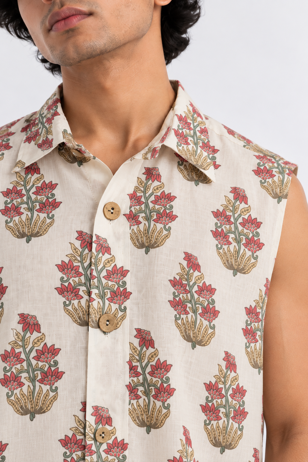 Meadow Bloom Sleeveless Shirt