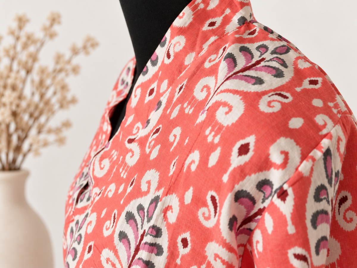Coral Bloom Printed Kurta