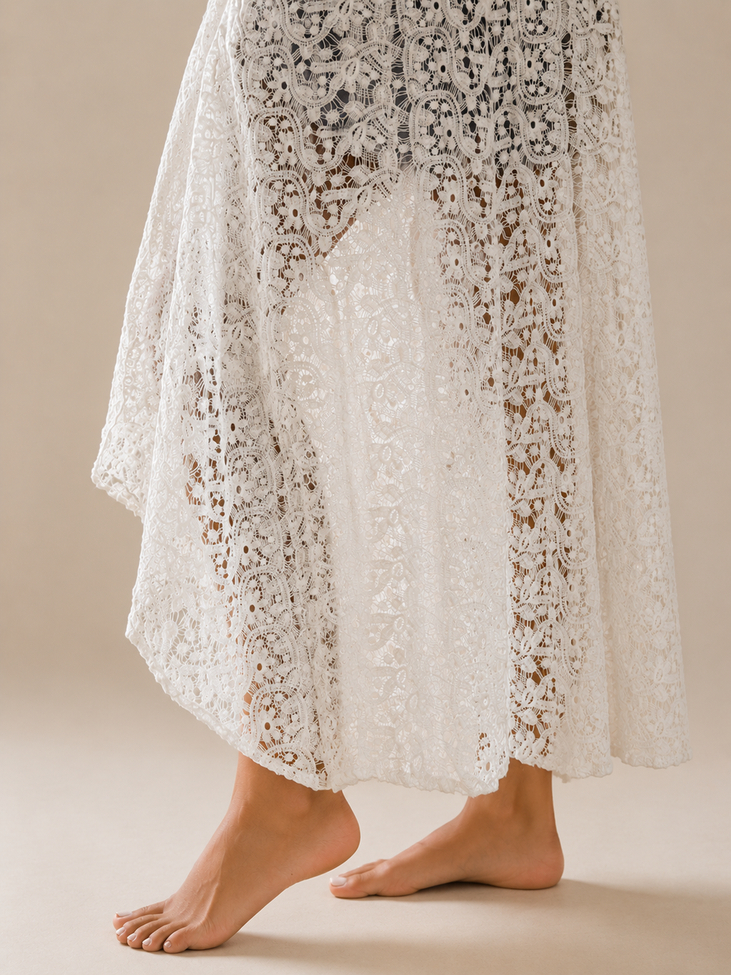 Lace Wrap Pants