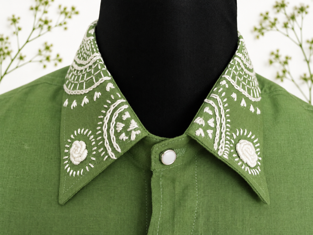 100% Organic Cotton Kurta with Hand Embroidery