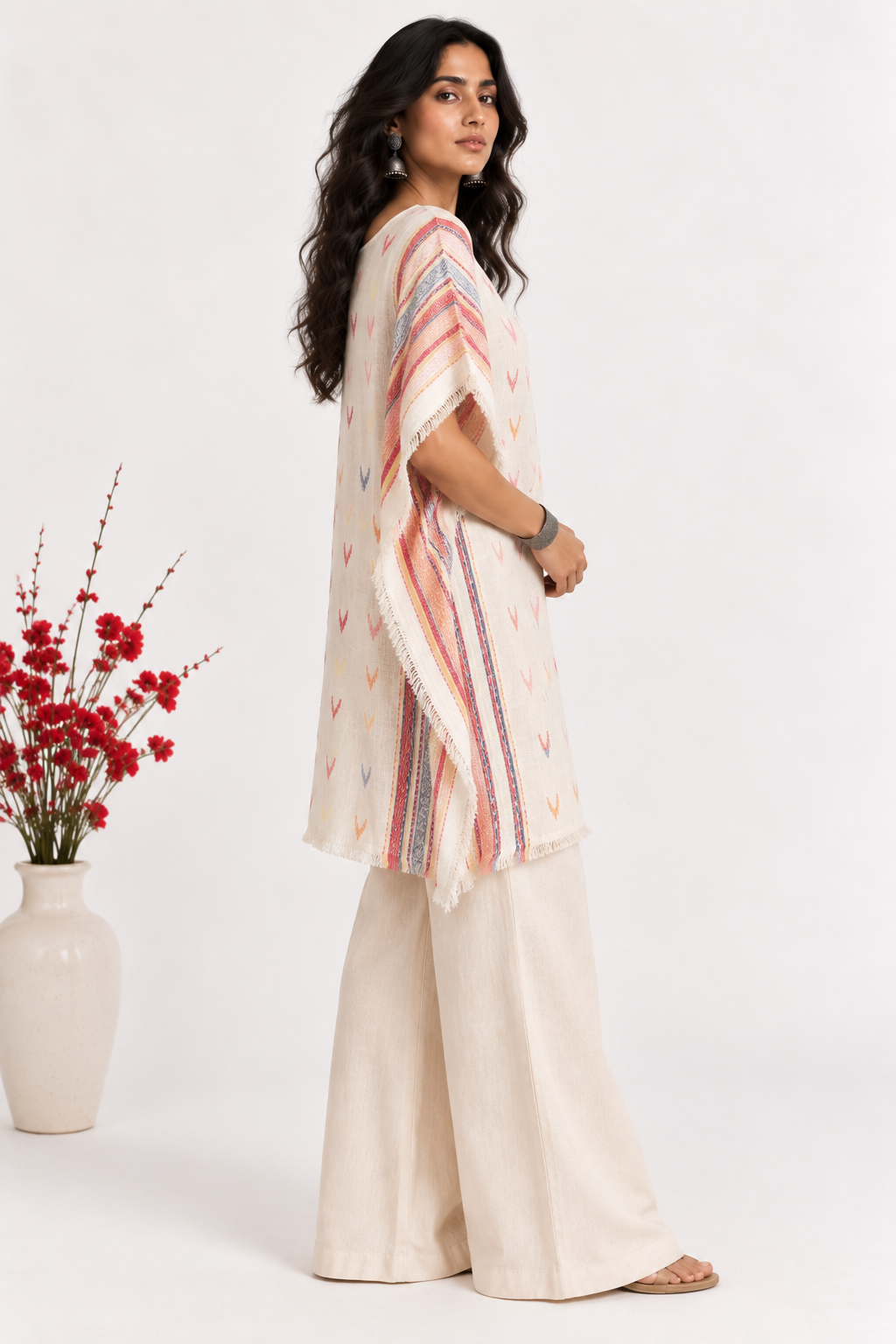 Kaftan Top in Handloom