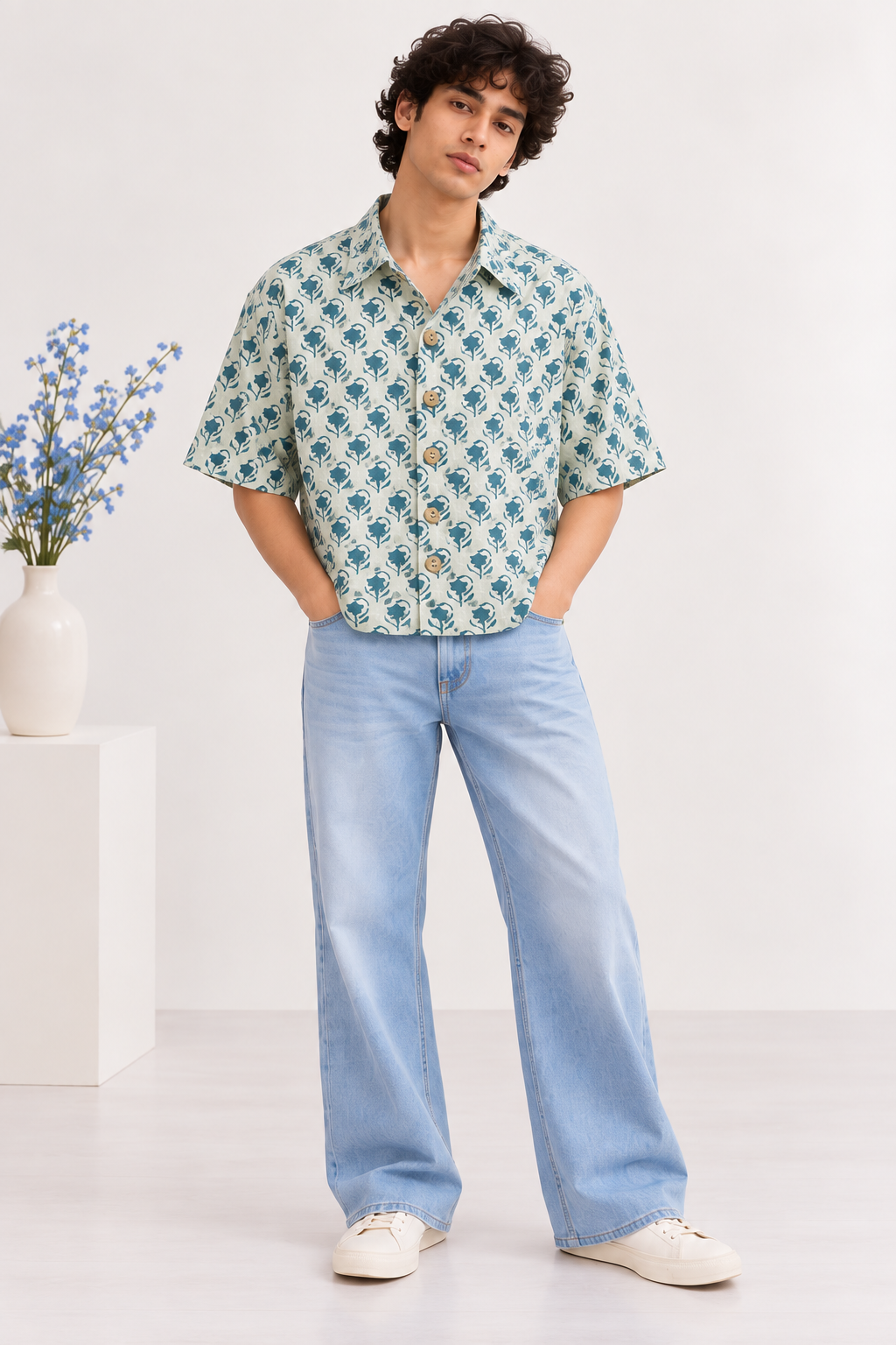 Cotton Oversized Boxy Unisex Shirt