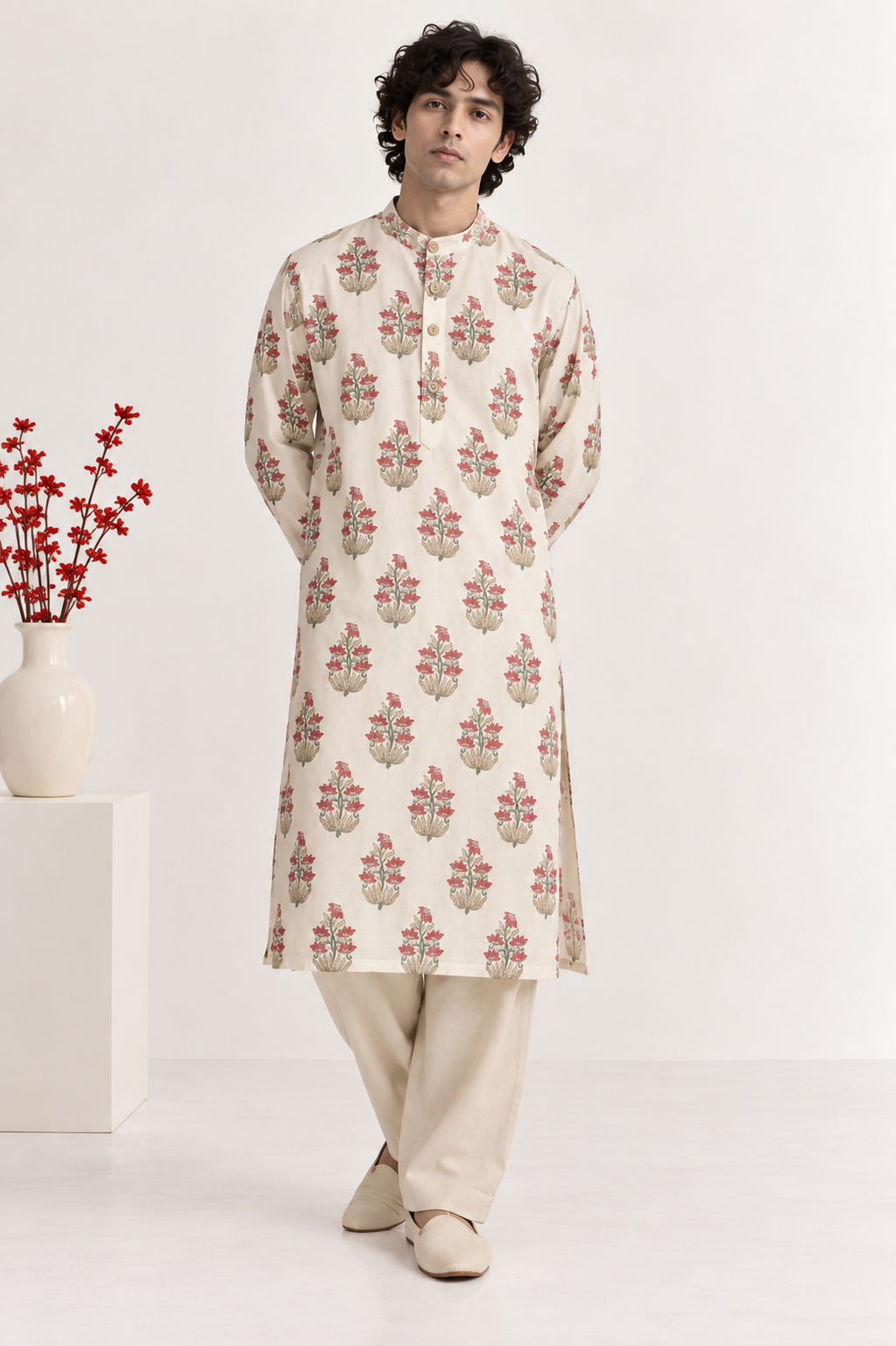 Gulbahar Cotton Kurta