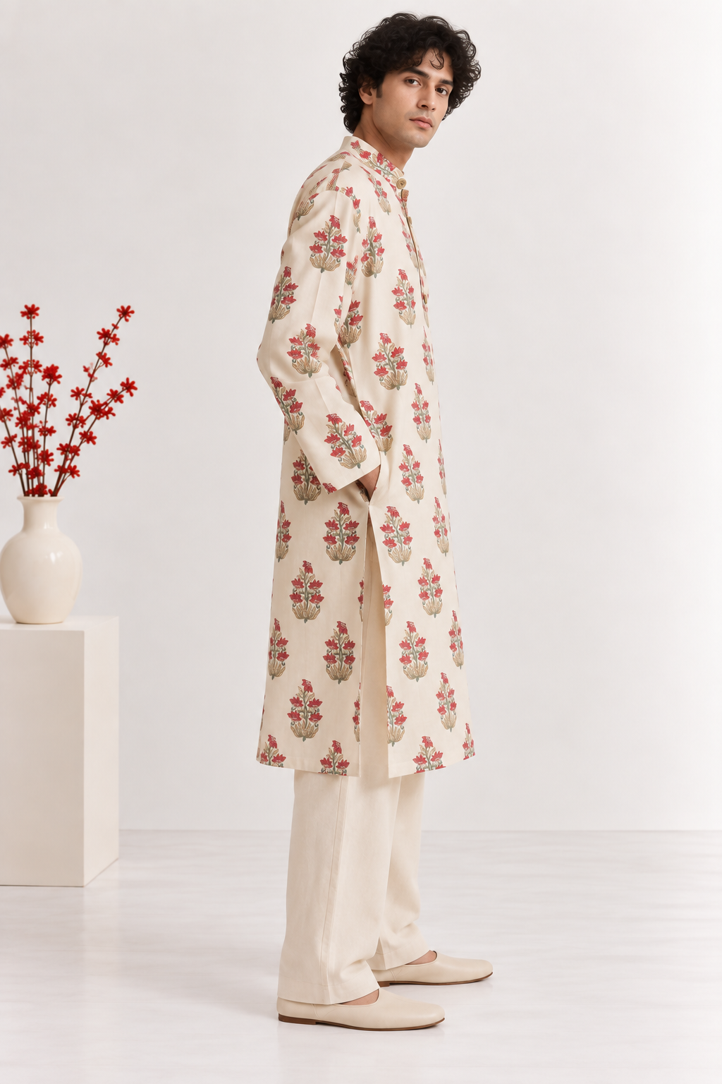 Gulbahar Cotton Kurta